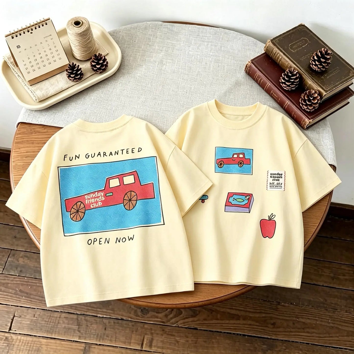 Kids’ Double-Sided Print Summer T-Shirt