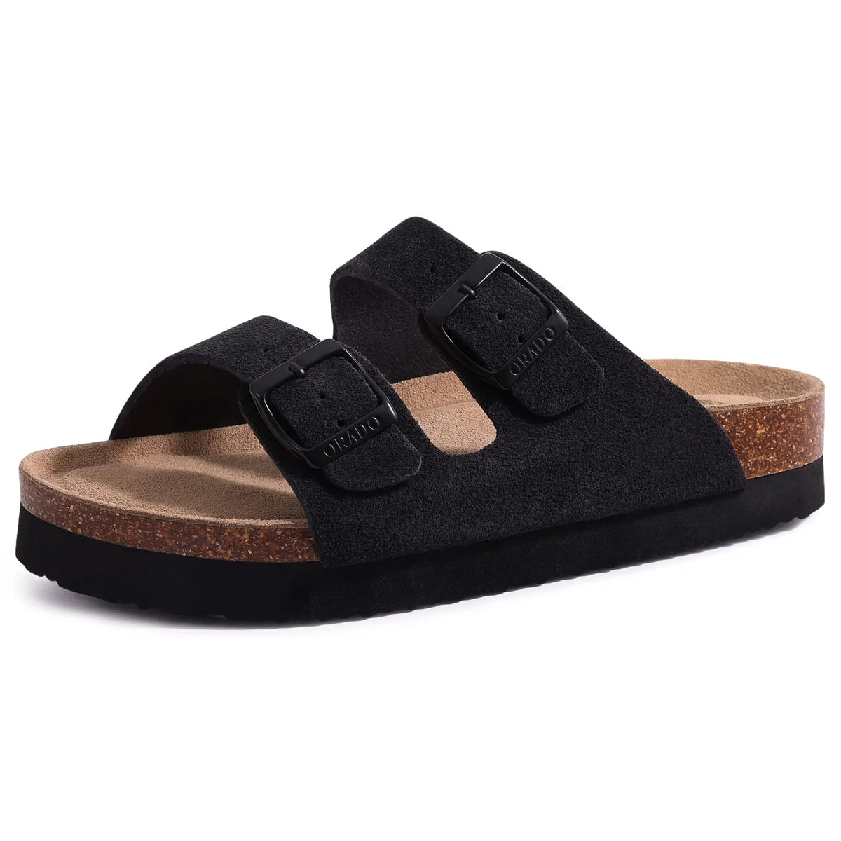 Smile Pop Summer Men's Cork Clogs Slippers Fashion Outdoor Men Antiskid Beach Sandals Classic Men Mule With Adjustable buckle