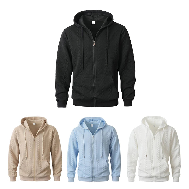 2026 Men’s Paisley Print Zip Hoodie