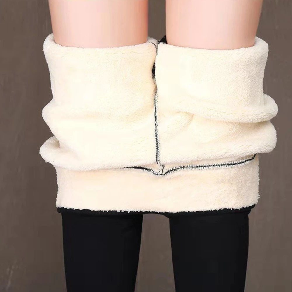 Women's Cozy Lamb Fleece Thermal Leggings