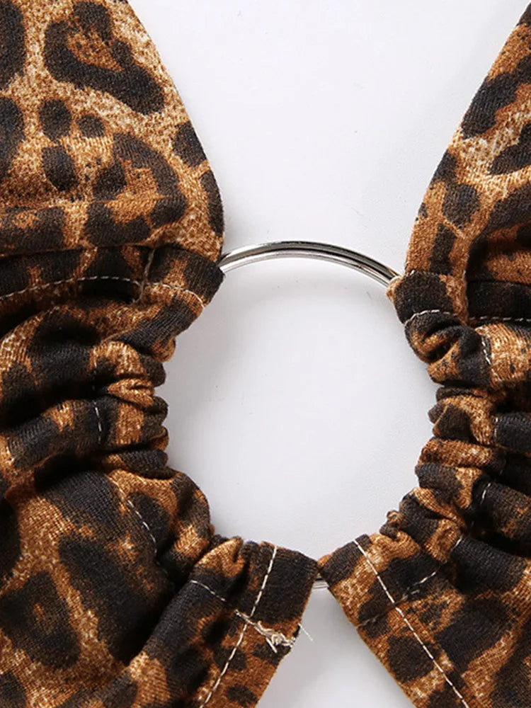Women’s Leopard Print High Street Tank Top