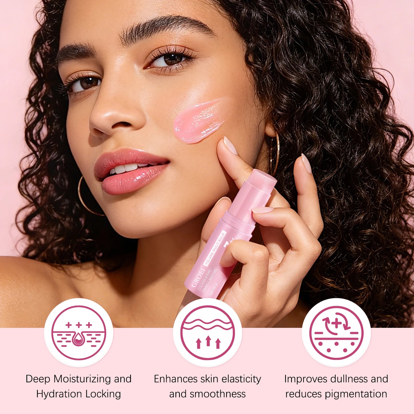 5PCS 10g Multi-Effect Moisturizing Cream Sticks – Collagen & PDRN Firming Hand Cream, Deep Hydration for Dry & Dull Skin