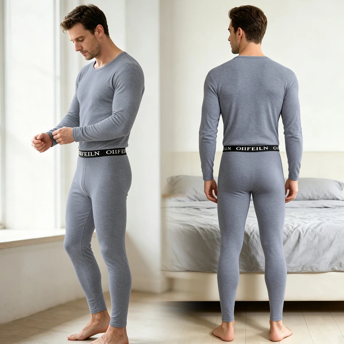 Men's Classic Thermal Underwear Set