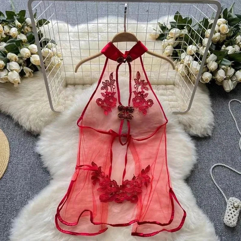 Women’s Floral Lace Strapless Mini Dress