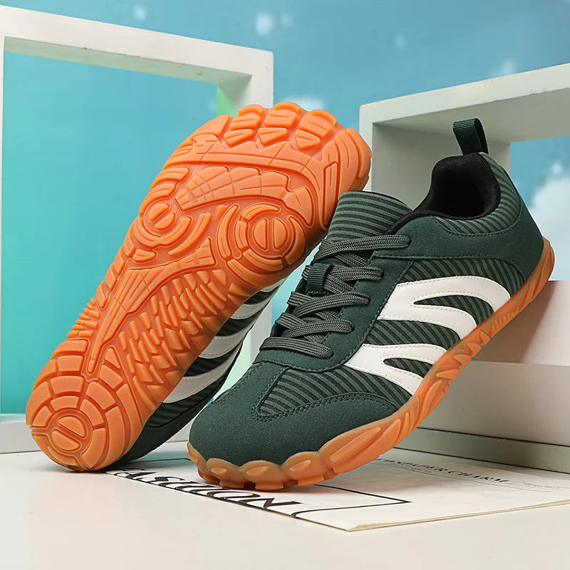 2026 Men's And Women's Toe Shoes Multifunctional Soft Sole Wide Last Shoes Walking Shoes Breathable Barefoot Casual Sports Shoes