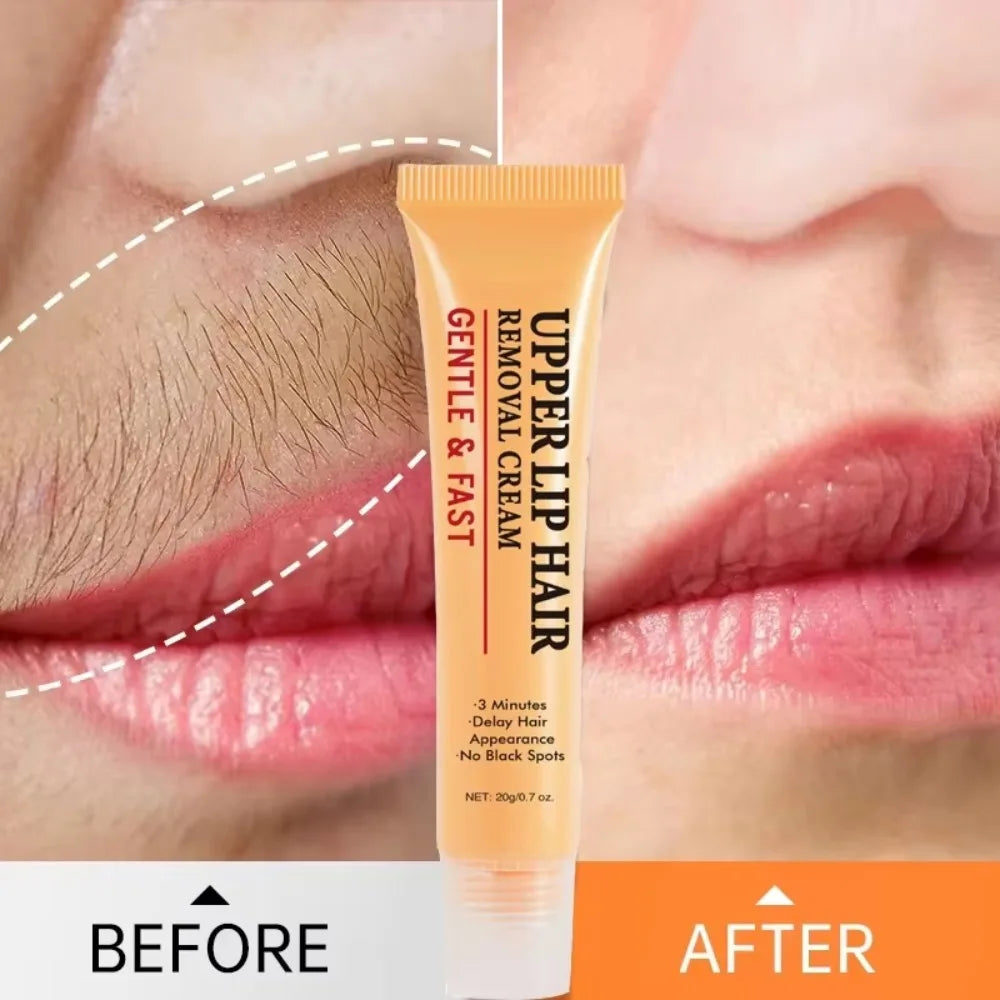 3-Minute Fast Hair Removal Cream for Women & Men – Gentle Depilatory for Face, Arms, Legs & Underarms, Smooth Skin Care