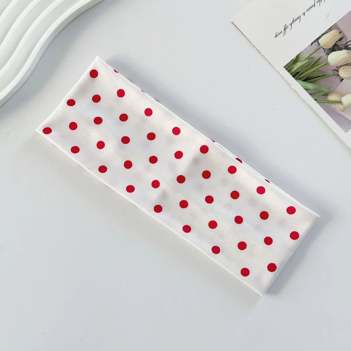 Women’s Y2K Retro Dot Stretch Headband