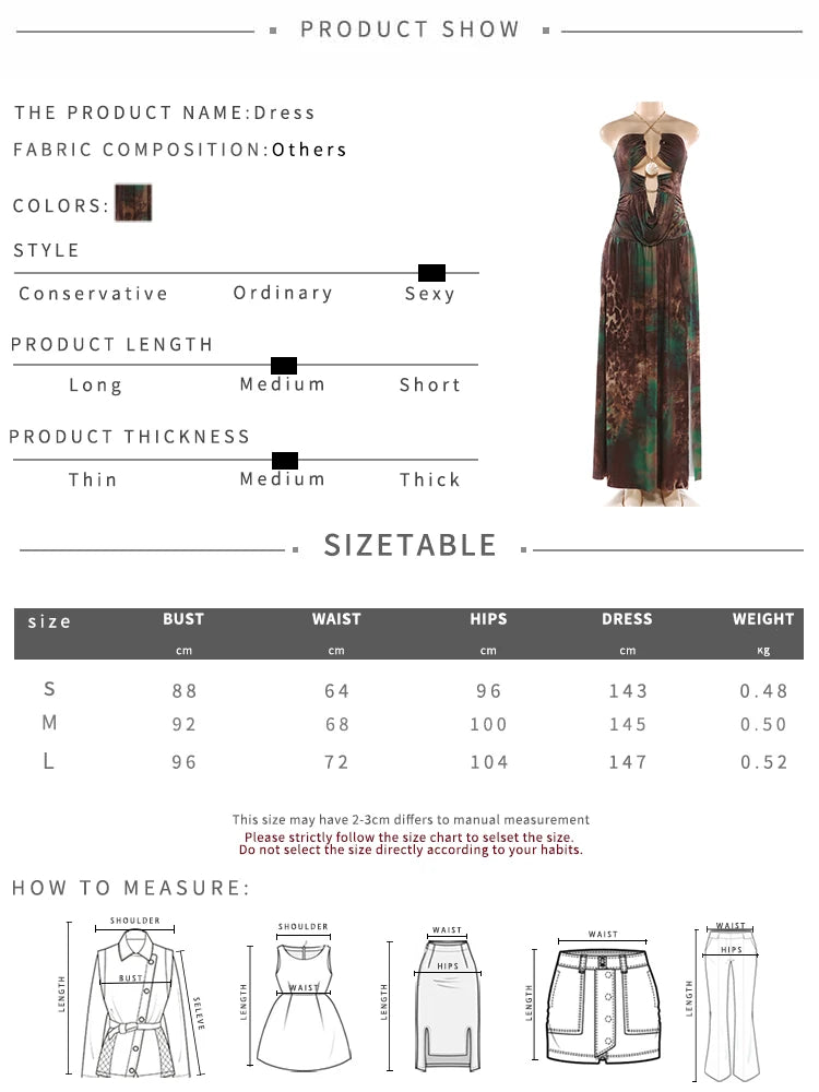 Women’s Elegant Hollow-Out Halter Maxi Dress.