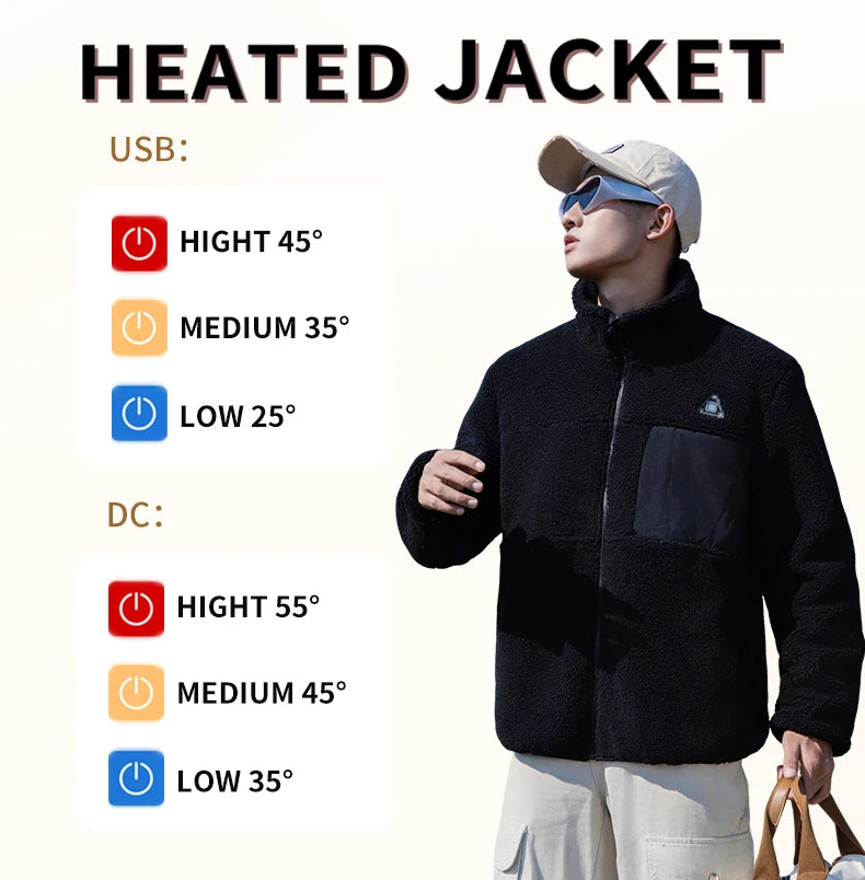 Men's Smart Heated Fleece Jacket