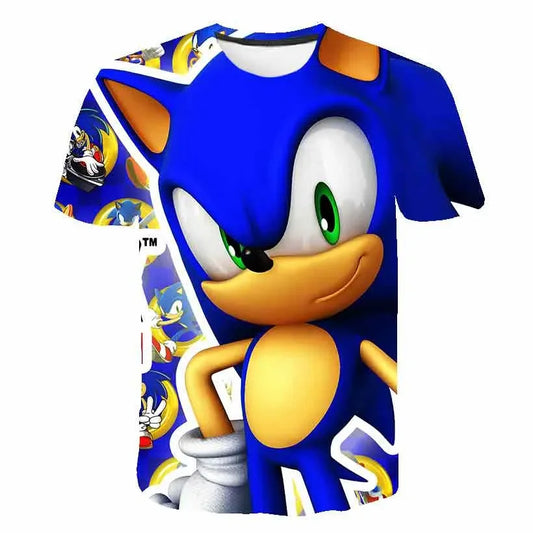 Kids’ 3D Cartoon Print T-Shirt