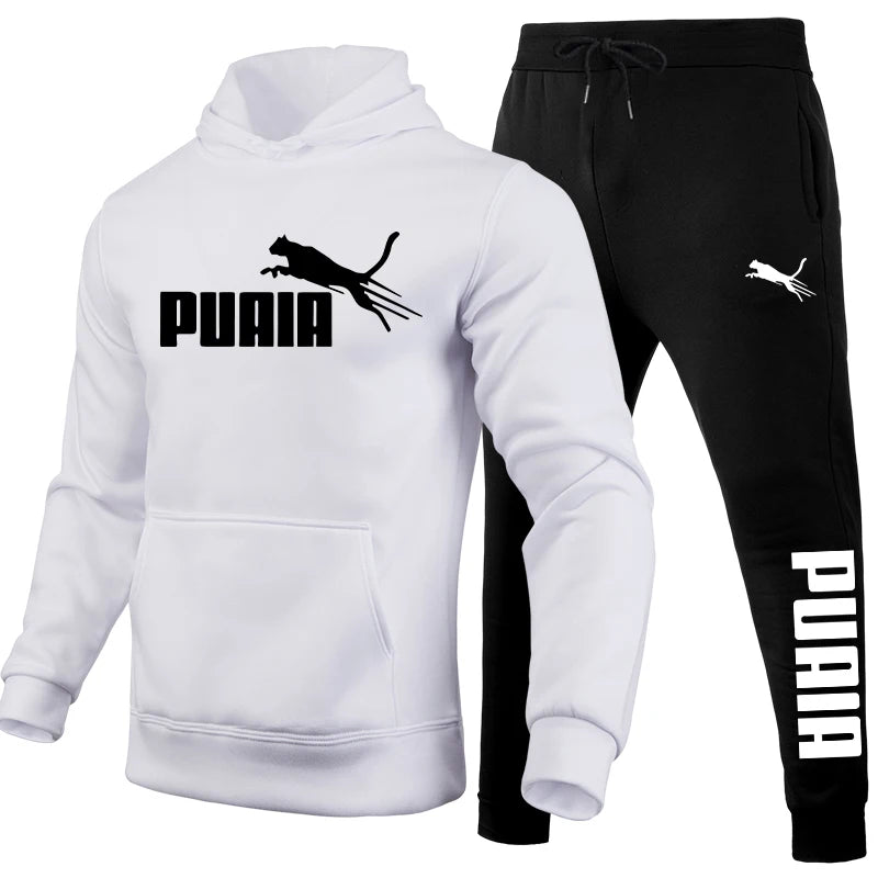 Men’s Printed Pullover Tracksuit