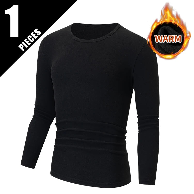 Men's Stretch Thermal Long Sleeve Base Layer