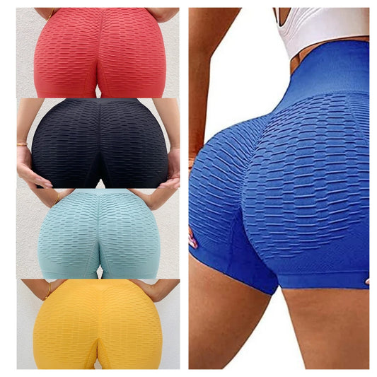 Women’s High-Waist Lycra Yoga Shorts