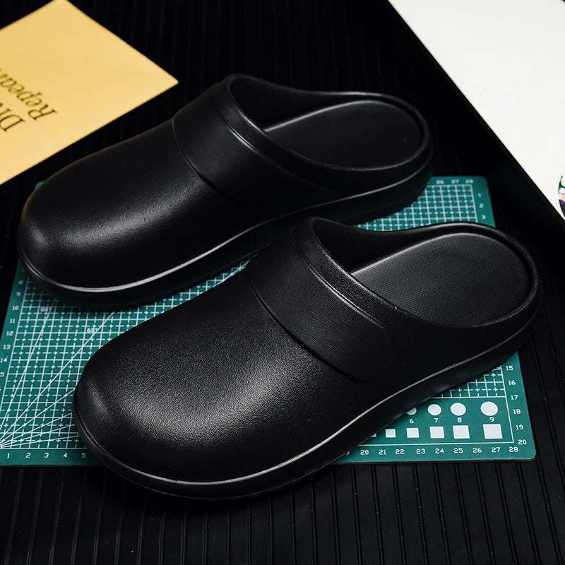 2026 Waterproof Chef Shoes Operating Room Slippers Protective Shoes for Men Women Non-Slip Silken Lab Shoes Doctor Work Shoes