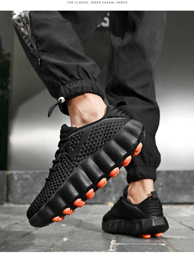 Men’s Breathable Platform Running Sneakers