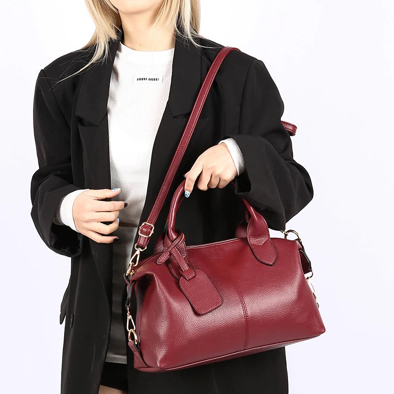 Women’s Fashion PU Shoulder & Crossbody Tote Bag