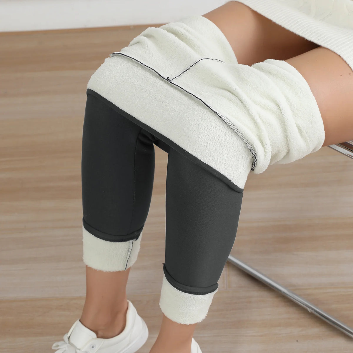 Women's High-Waisted Fleece-Lined Leggings