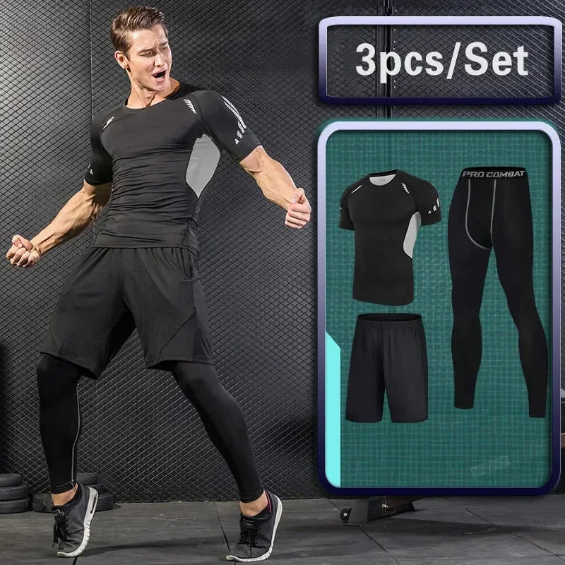 Men’s Compression Training Sports Set