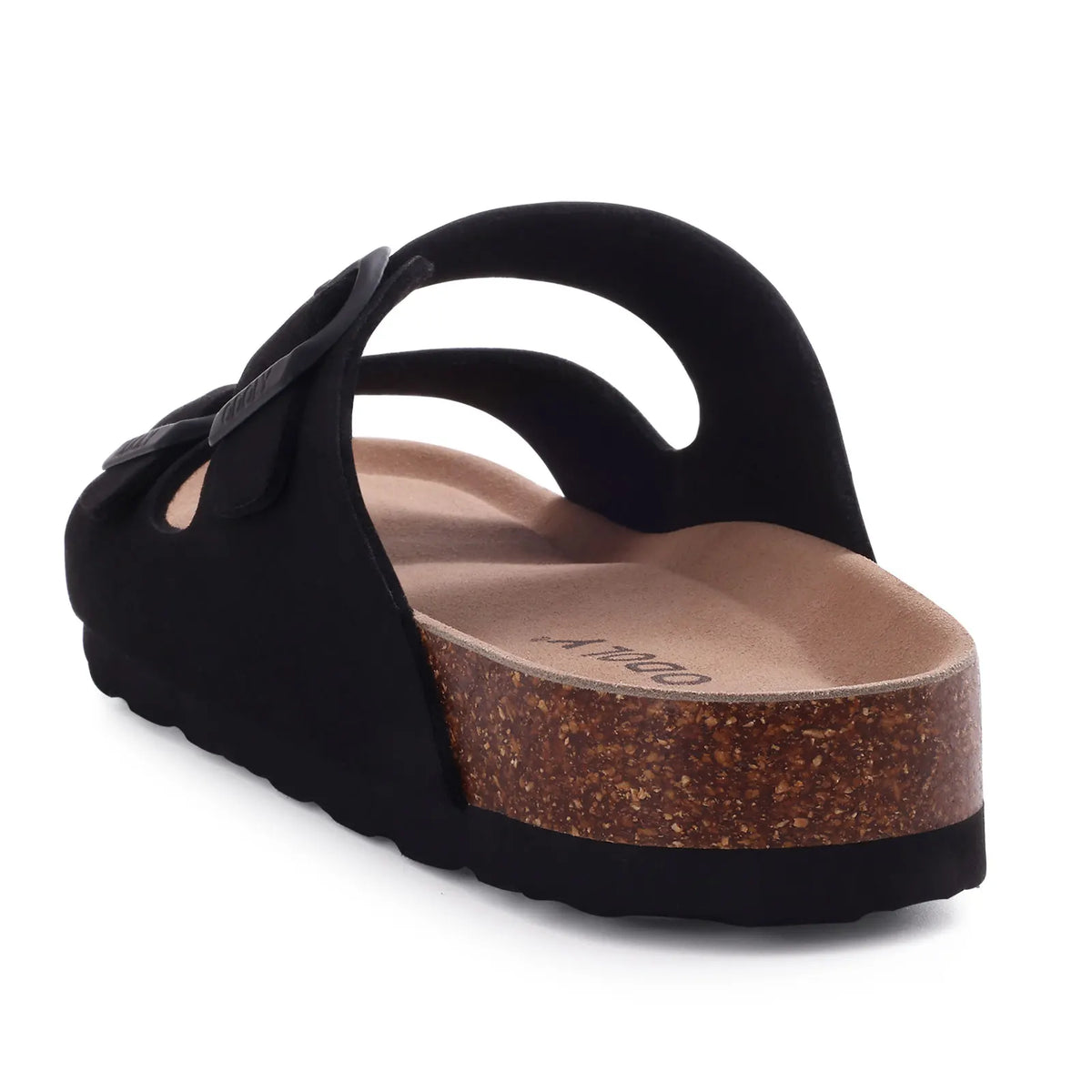 Bebealy Women's Cork Footbed Slide Sandal Summer Men Mules Fashion Women Clogs Slippers Outdoor Beach Sandals Adjustable Buckle