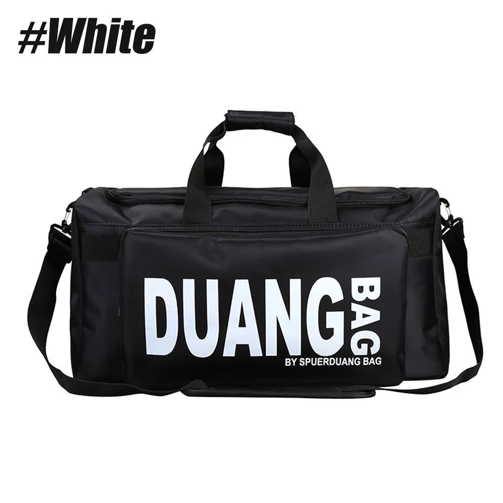 Unisex Large Capacity 36–55L Gym & Travel Duffle Bag – Lightweight Nylon Fitness Sports Bag for Training, Workouts & Weekend Trips