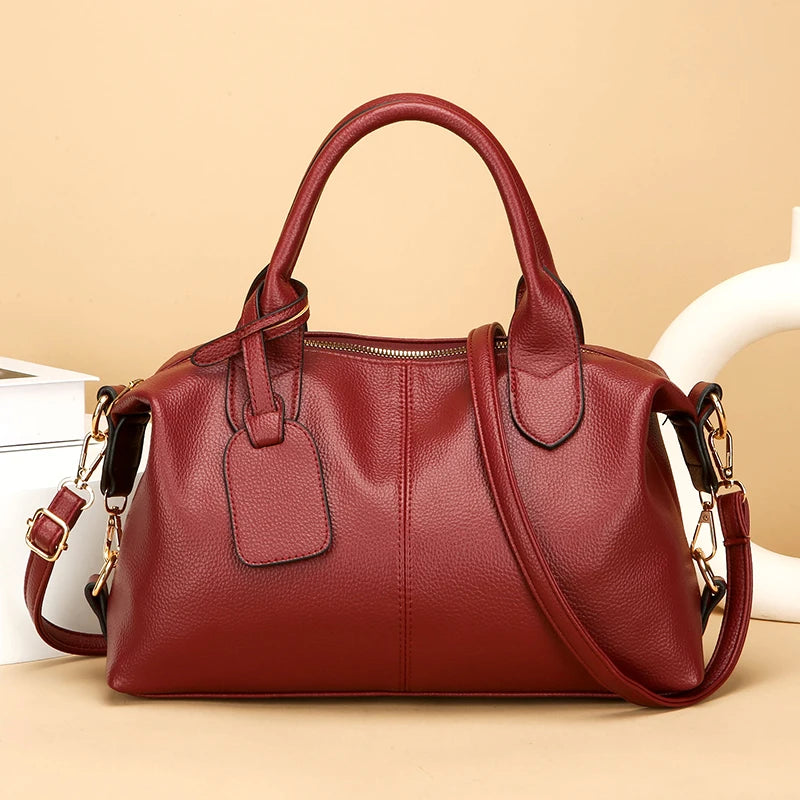 Women’s Fashion PU Shoulder & Crossbody Tote Bag
