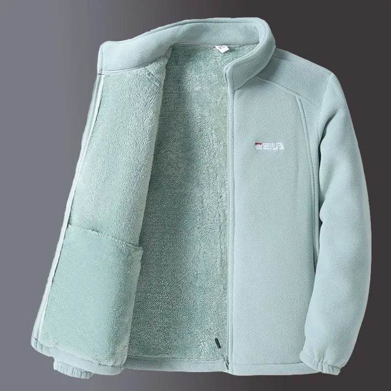Women's Cozy Embroidered Fleece Jacket