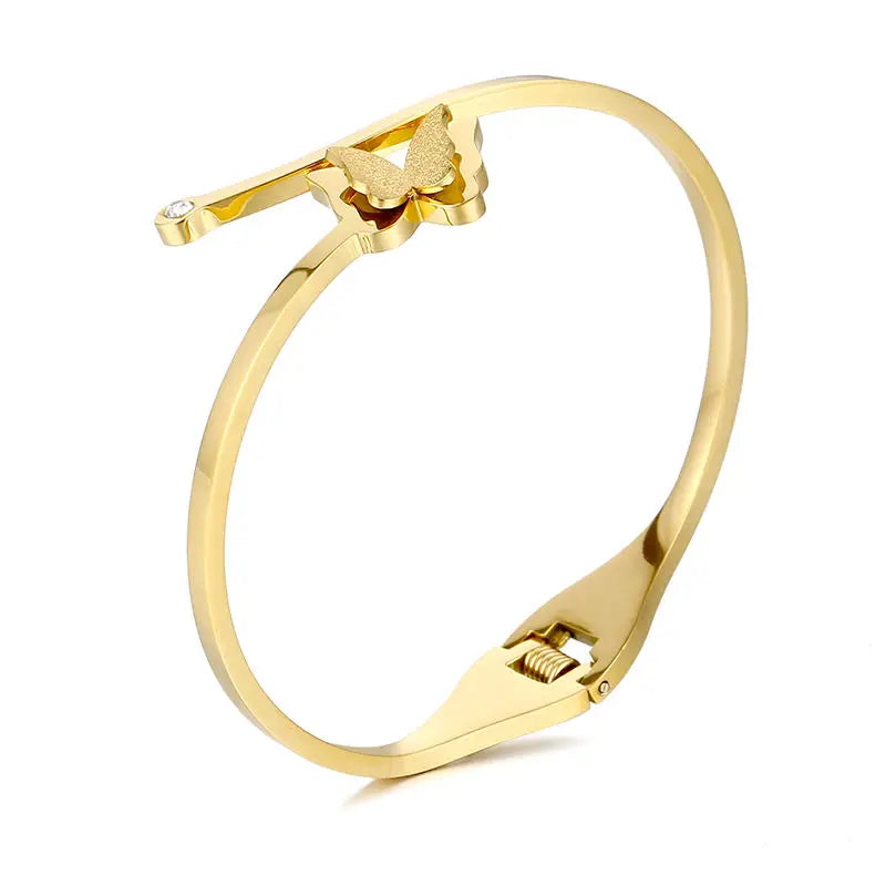 Women’s Elegant Moissanite Animal Chain Bracelet – 14K Gold-Filled Fine Jewelry Gift
