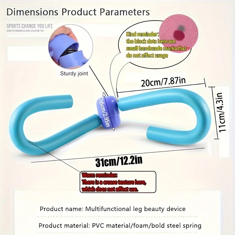 Multifunctional Pelvic Floor & Inner Thigh Exercise Trainer – Adjustable Leg Clamp Fitness Device for Lower Body Home Workouts