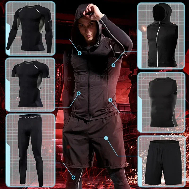 Men’s Compression Training Sports Set