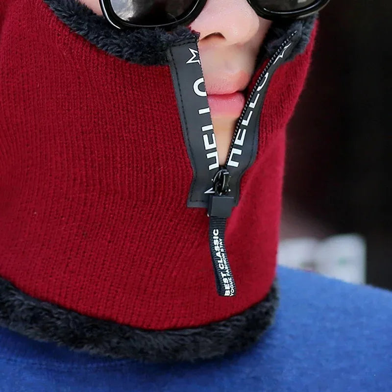 Unisex Winter Wool Blend Earflap Hat
