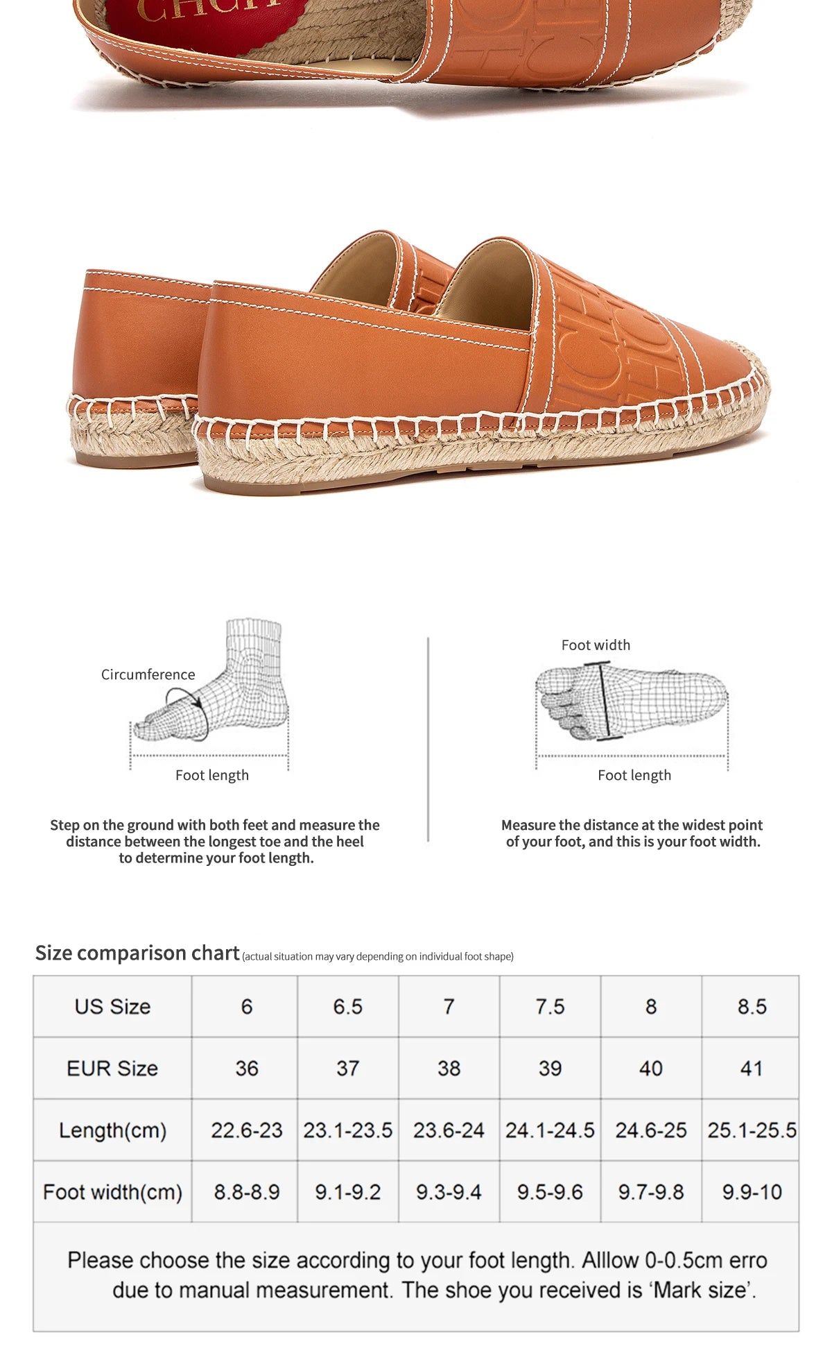 CHCH Women's Beach Shoes 2025 New Anti slip Handmade Hemp Bottom Flat Shoes Mommy Gift Casual Shoes