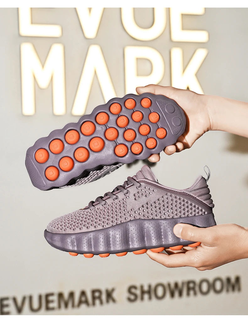 Men’s Breathable Platform Running Sneakers