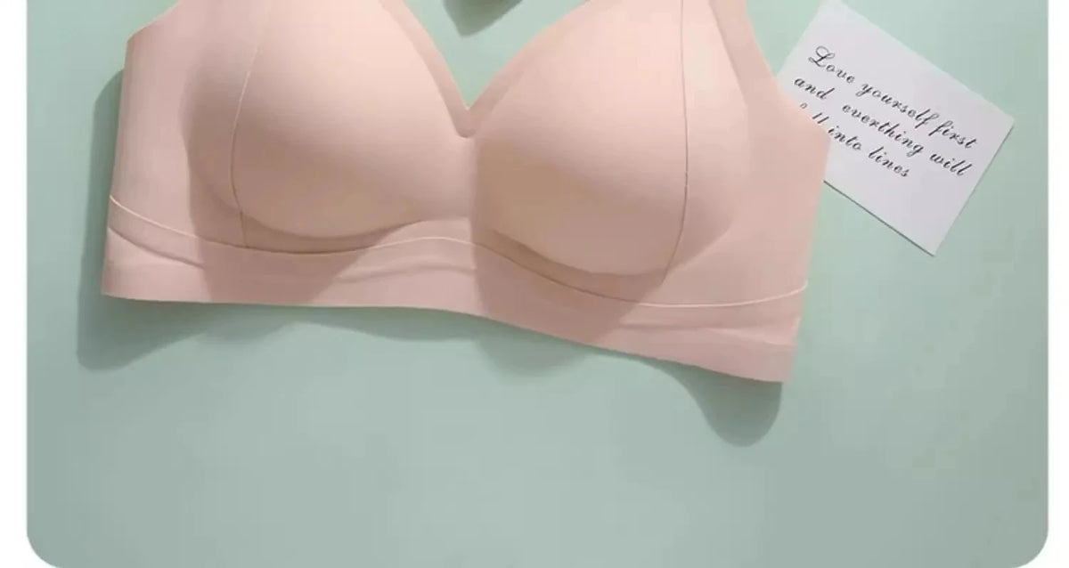 Comfortable Women's Everyday Bra Lifting Thin No Steel Ring Seamless Underwear Prevent Side Breast Collection Sagging Bras