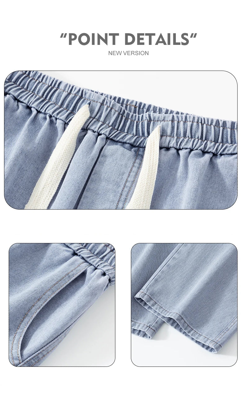 2024 New Men Baggy Cargo Jeans Fashion Streetwear Vintage Wide Leg Pants American Streetwear Y2K Big Pocket Youth Overalls