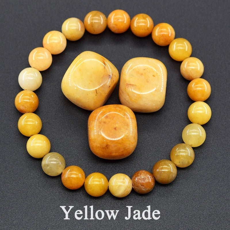 Indian Agate Bead Bracelet for Women – Natural Colorful Crystal Stone Strand Bracelet, Energy-Inspired Yoga Jewelry Gift