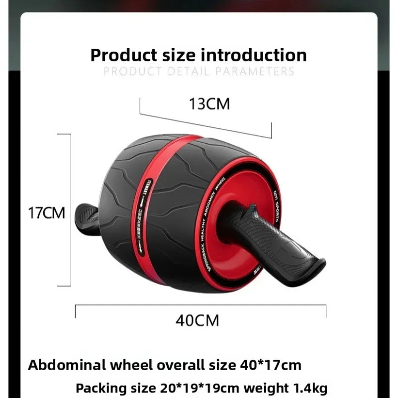Self-Rebound Ab Roller with Knee Mat