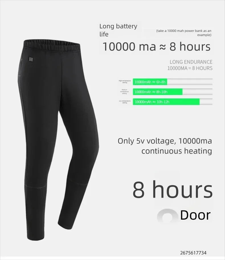 Unisex USB Heated Thermal Jacket – 52 Heating Zones