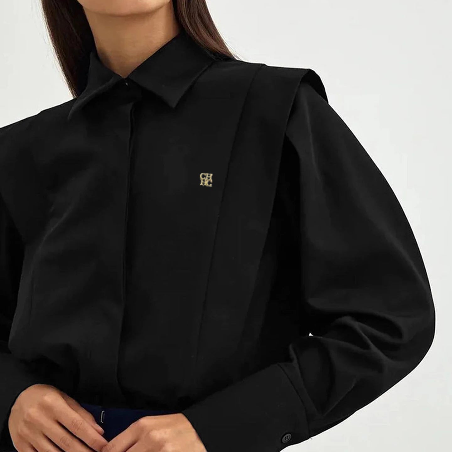 Women’s Classic V-Neck Button Top