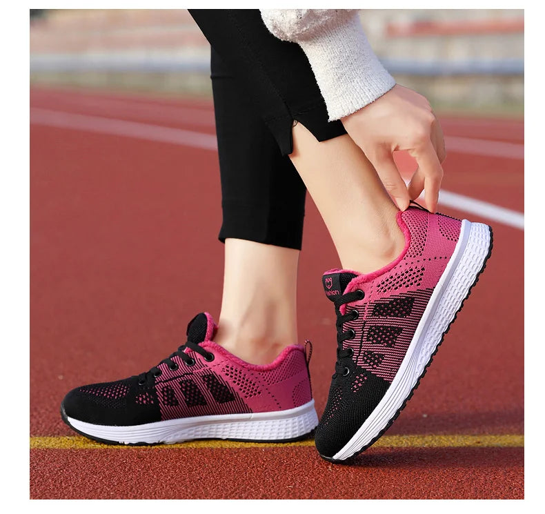 Women’s Breathable Platform Running Sneakers