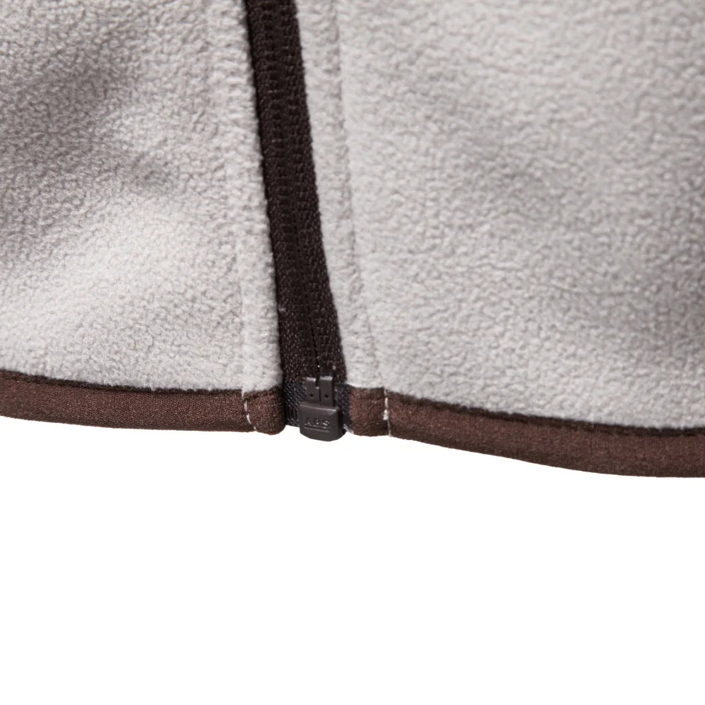 2026 Men’s Casual Fleece Zip-Up Hoodie