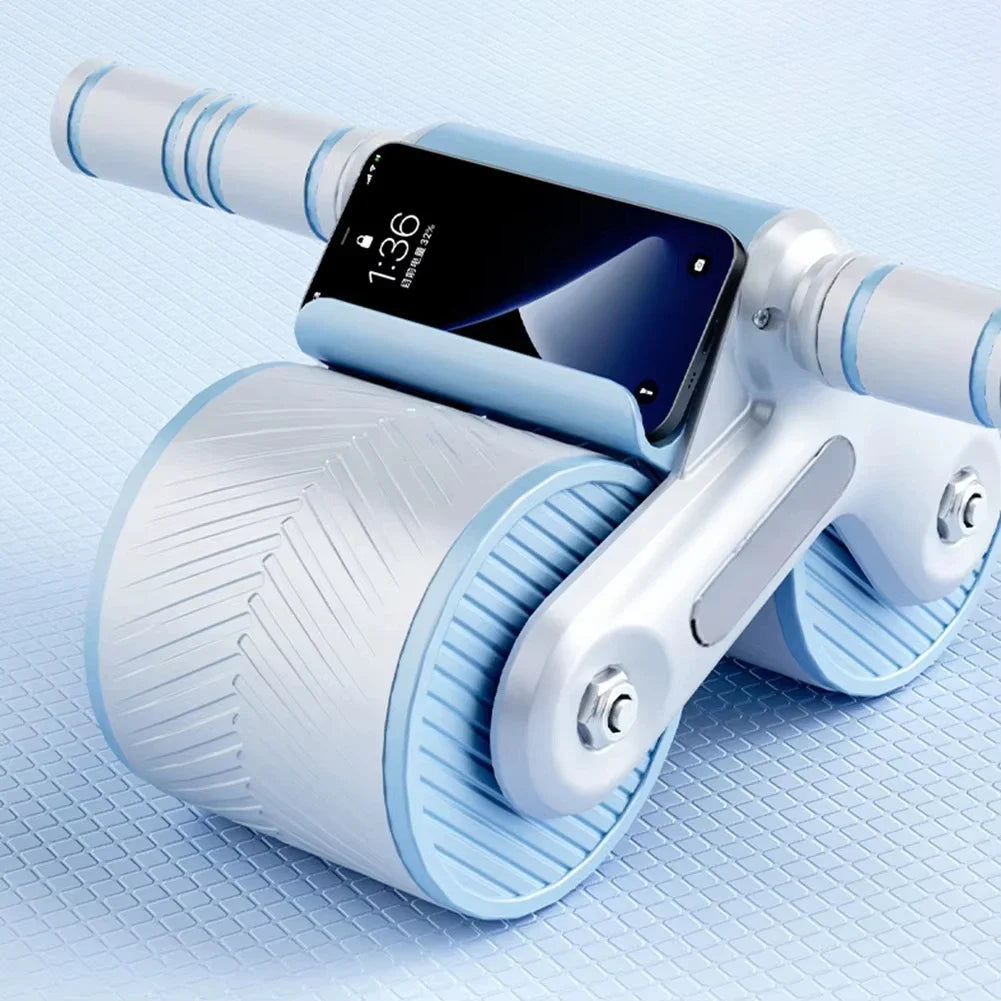 Auto-Rebound Double Wheel Ab Roller