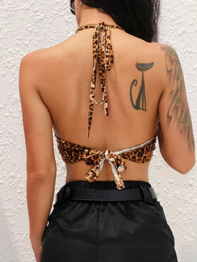 Women’s Leopard Print High Street Tank Top