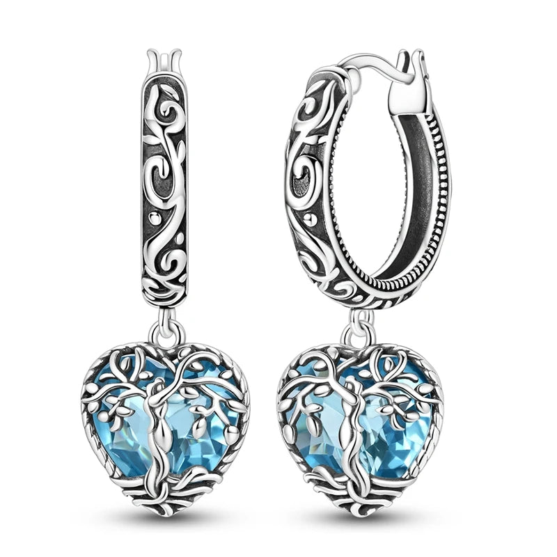 925 Sterling Silver Classic Hoop Earrings