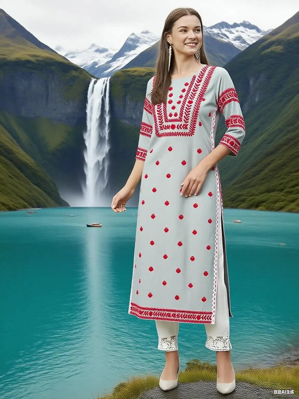 Women’s Islamic Straight Kurta Dress