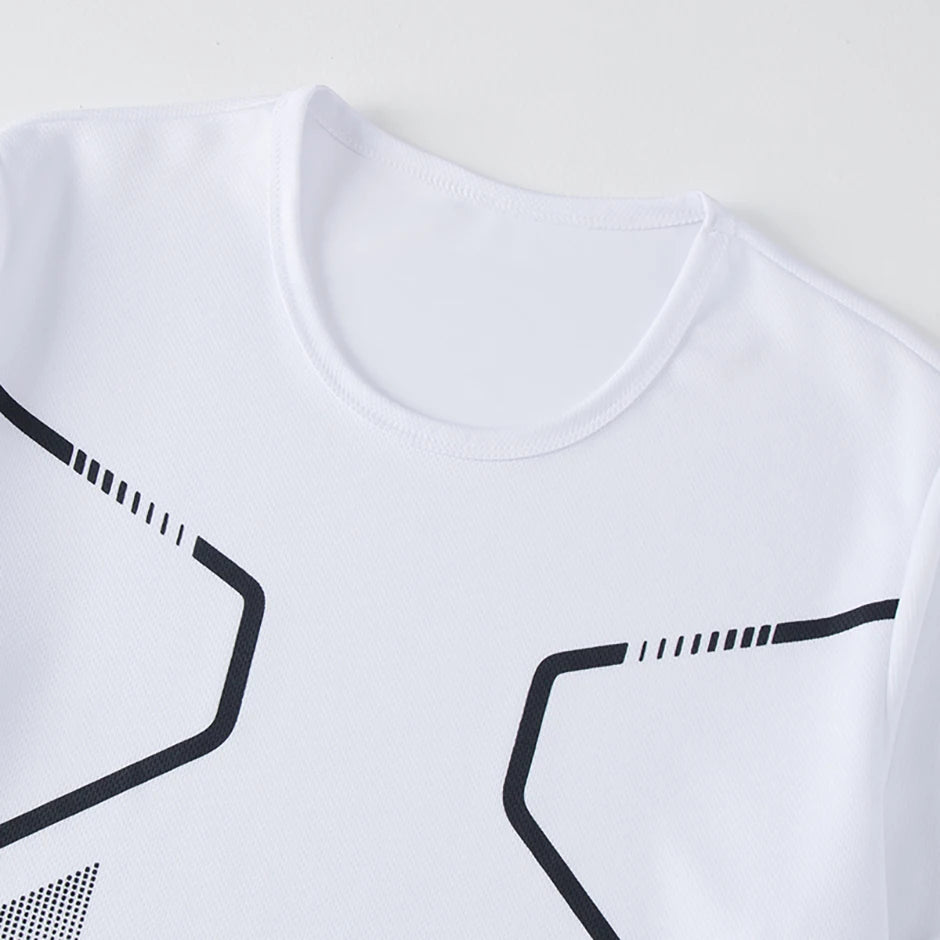Men’s Quick-Dry Printed Sports T-Shirt