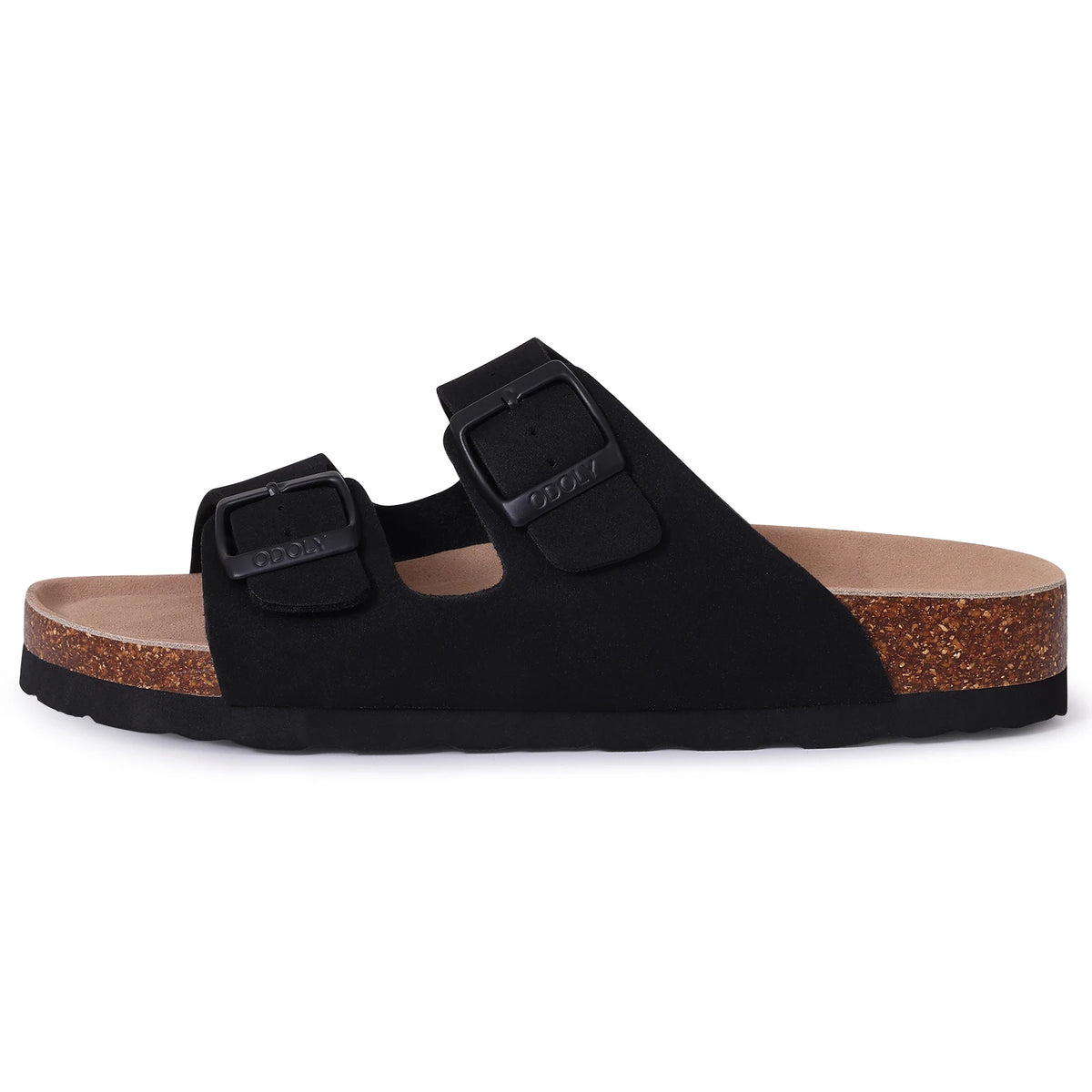 Bebealy Women's Cork Footbed Slide Sandal Summer Men Mules Fashion Women Clogs Slippers Outdoor Beach Sandals Adjustable Buckle