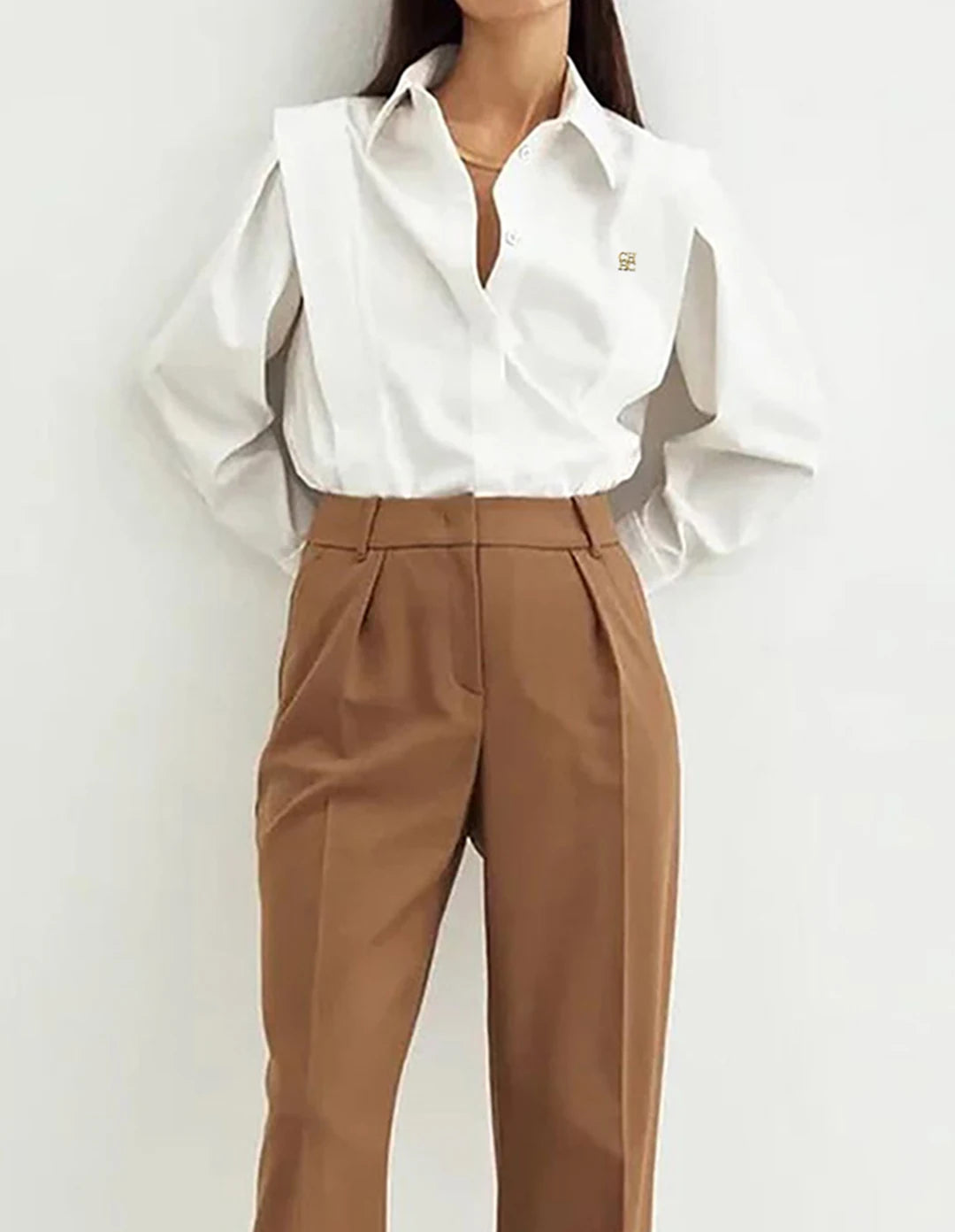Women’s Classic V-Neck Button Top