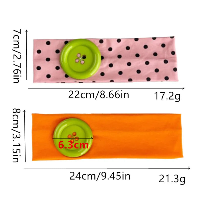 Women’s Y2K Retro Dot Stretch Headband