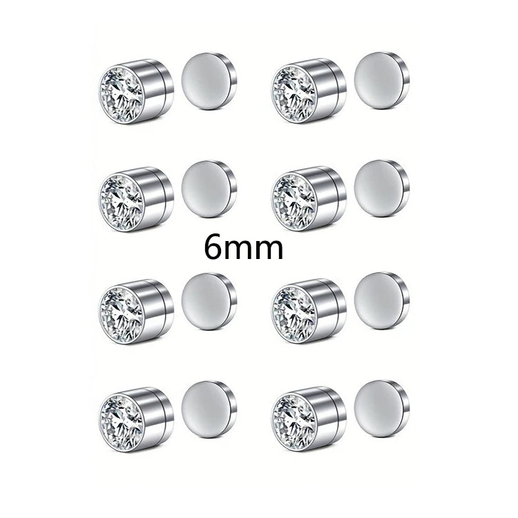 Classic Stainless Steel Stud Earrings