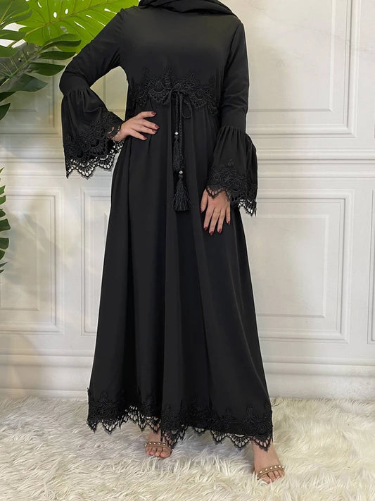 Women’s Modest Ramadan Abaya Maxi Dress